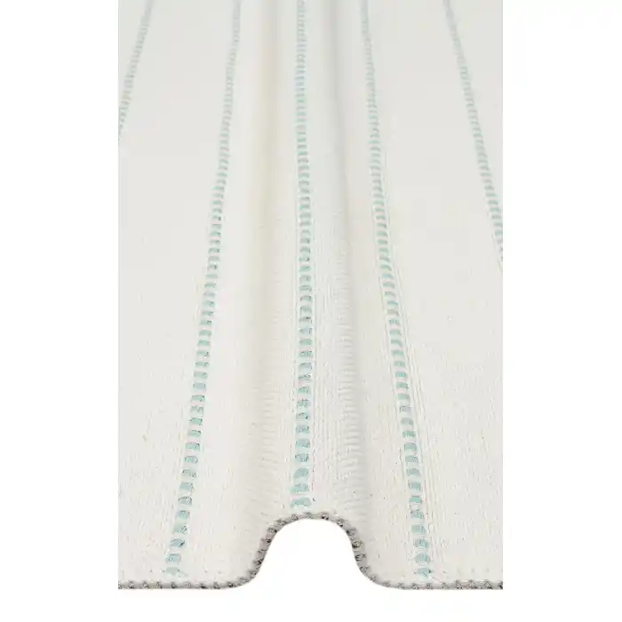 Riva Rv 03 Cream Aqua Makinede Yıkanabilir Kaymaz Tabanlı Pamuk Kilim