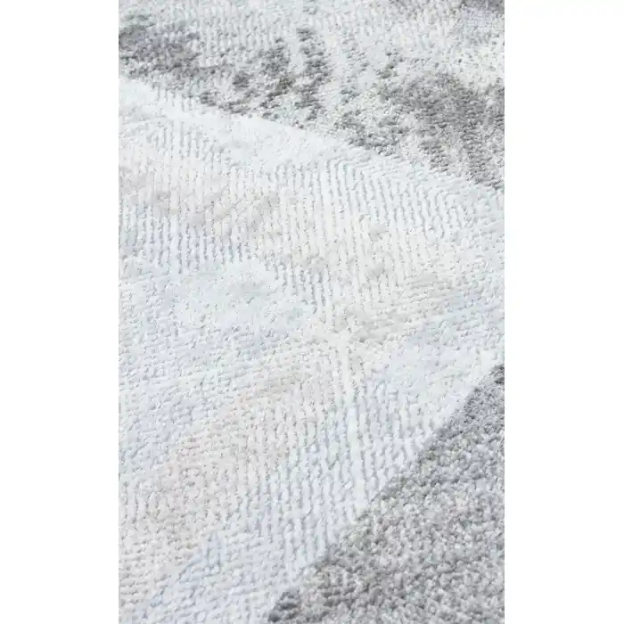 SATEEN HALI 0738 Yıkanabilir Kaymaz Tabanlı Hav Vermez Sık Dokuma Modern Halı