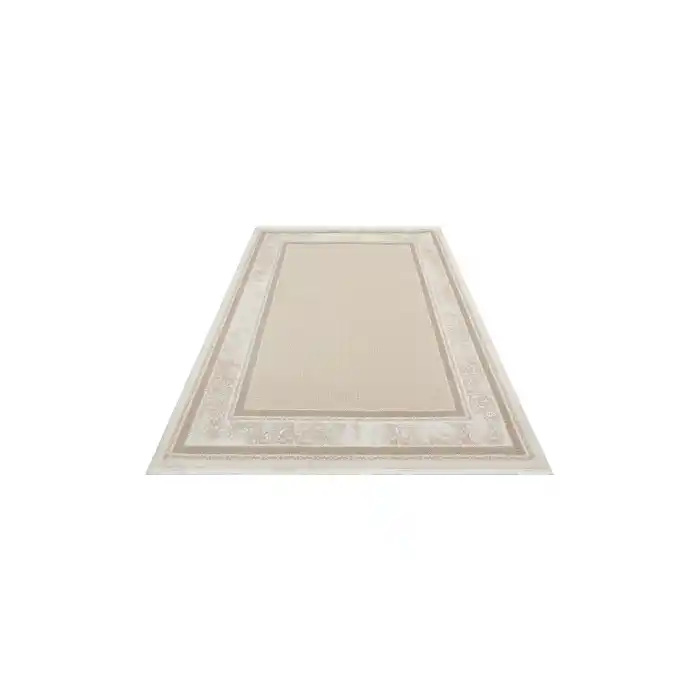 SATEEN HALI 0746 Yıkanabilir Kaymaz Tabanlı Hav Vermez Sık Dokuma Modern Halı