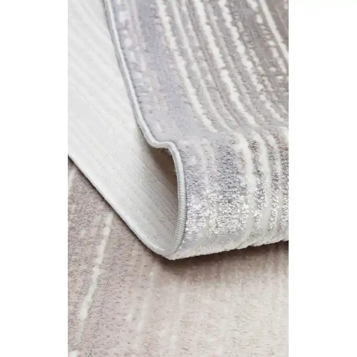 SATEEN HALI 0751 Yıkanabilir Kaymaz Tabanlı Hav Vermez Sık Dokuma Modern Halı