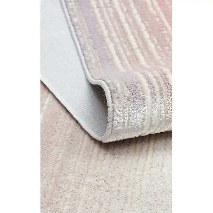 SATEEN HALI 0758 Yıkanabilir Kaymaz Tabanlı Hav Vermez Sık Dokuma Modern Halı