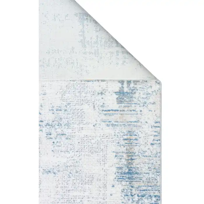 SATEEN HALI 0780 Yıkanabilir Kaymaz Tabanlı Hav Vermez Sık Dokuma Modern Halı