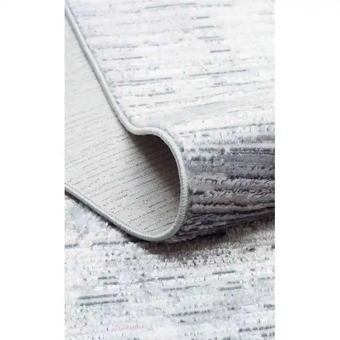 SATEEN HALI 0793 Yıkanabilir Kaymaz Tabanlı Hav Vermez Sık Dokuma Modern Halı