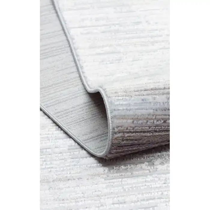 SATEEN HALI 0810 Yıkanabilir Kaymaz Tabanlı Hav Vermez Sık Dokuma Modern Halı