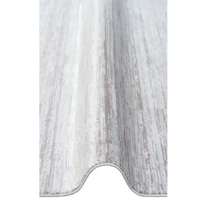 SATEEN HALI 0810 Yıkanabilir Kaymaz Tabanlı Hav Vermez Sık Dokuma Modern Halı