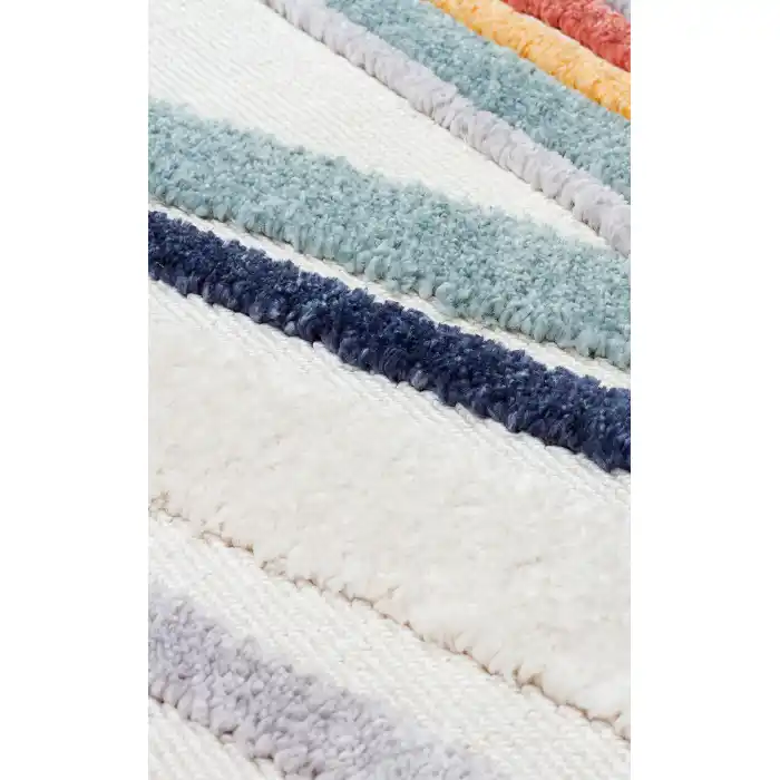 Terazzo 05 Multy Hav Toz Vermez Yumuşak Dokulu Etnik Örgü Desenlere Sahip Modern İskindinav Halı