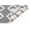 Eko Halı Mondo 01 Silver Çift Taraflı Kullanılabilen Makinede Yıkanabilir Yumuşak Dokulu Pamuk Kilim