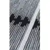 Arya Craft ARC 01 White Black Hav Toz Vermez Yıkanabilir Modern Desenli Dokuma Kilim