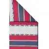 Arya Craft ARC 05 Red Navy Hav Toz Vermez Yıkanabilir Modern Desenli Dokuma Kilim