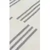 Riva Rv 02 Cream Grey Makinede Yıkanabilir Kaymaz Tabanlı Pamuk Kilim