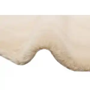 MOLLIS POST 0018 Yumuşak Dokulu Uzun Tüylü Yıkanabilir Tavşan Postu