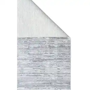 SATEEN HALI 0793 Yıkanabilir Kaymaz Tabanlı Hav Vermez Sık Dokuma Modern Halı