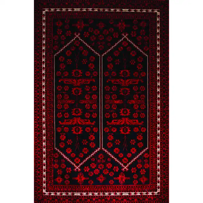 Afgan Plus AF 301 Yağcıbedir Desenli Yumuşak Dokulu Makine Halısı