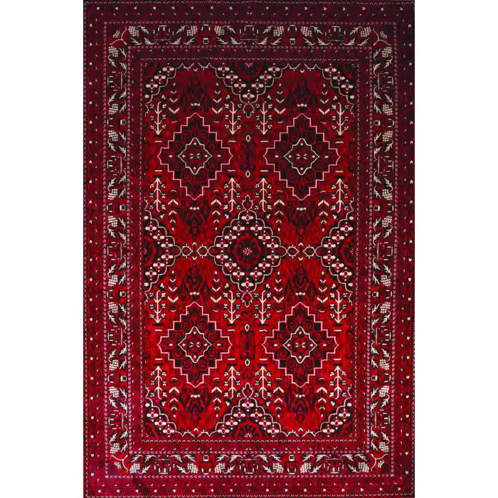 Afgan Plus AF 302 Yağcıbedir Desenli Yumuşak Dokulu Makine Halısı