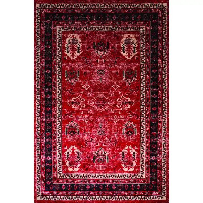 Afgan Plus AF 305 Yağcıbedir Desenli Yumuşak Dokulu Makine Halısı