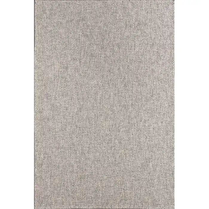 Dhoku DH003 Gri Rustik Modern Örme Kilim - indoor & outdoor