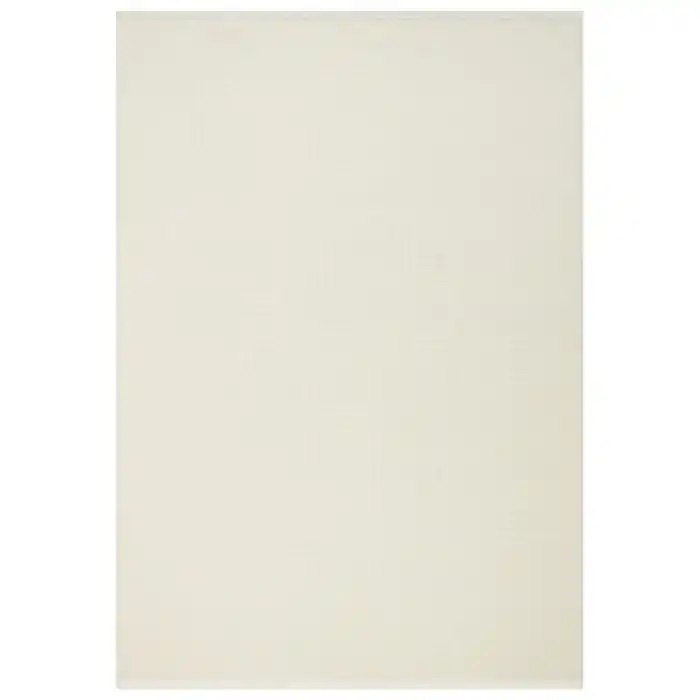 Rabbit 104 Beyaz Makinede Yıkanabilir Yumuşak Dokulu Dekoratif Kaymaz Tabanlı Makine Halısı