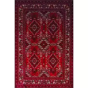 Afgan Plus AF 302 Yağcıbedir Desenli Yumuşak Dokulu Makine Halısı