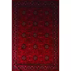 Afgan Plus AF 303 Yağcıbedir Desenli Yumuşak Dokulu Makine Halısı