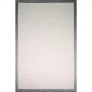 Loris L102 K. Gri Dekoratif Leke Tutmaz Yıkanailir Sisal Halı Kilim