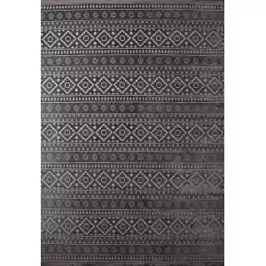 Otantik-FX 5953-25 Dekoratif Modern Kaymaz Tabanlı Makinede Yıkanabilir Halı Kilim