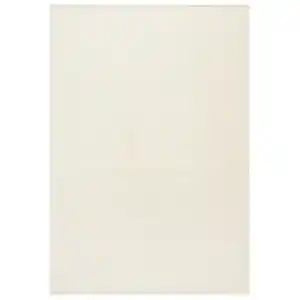 Rabbit 101 Beyaz Makinede Yıkanabilir Yumuşak Dokulu Dekoratif Kaymaz Tabanlı Makine Halısı