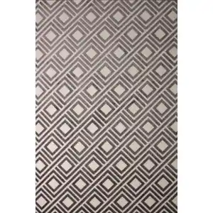 Sembol 31354B Antrasit Dekoratif Modern Desen Makine Halısı