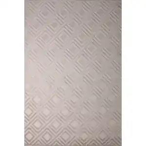 Sembol 31354B Gri Dekoratif Modern Desen Makine Halısı