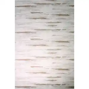 Shabby 305A Krem Kahve Yumuşak Dokulu Makine Halısı