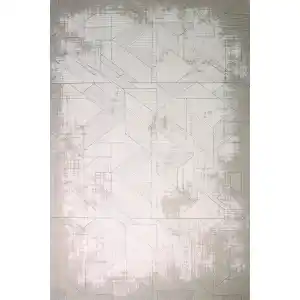 Shabby 334A Bej Yumuşak Dokulu Makine Halısı