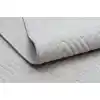 Rabbit 102 Gri Makinede Yıkanabilir Yumuşak Dokulu Dekoratif Kaymaz Tabanlı Makine Halısı