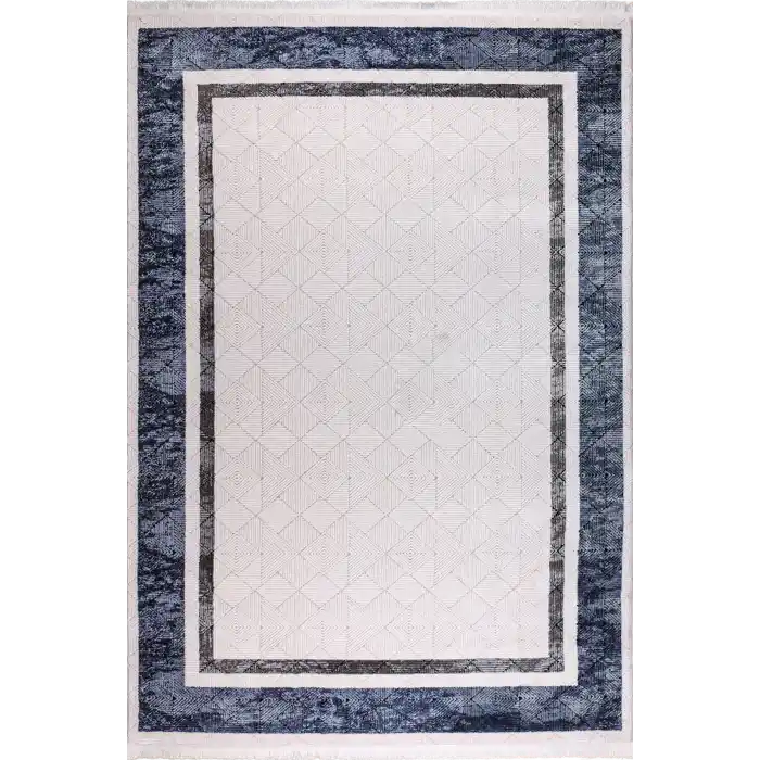 Mystique 21598A Mavi Akrilik Salon Halısı