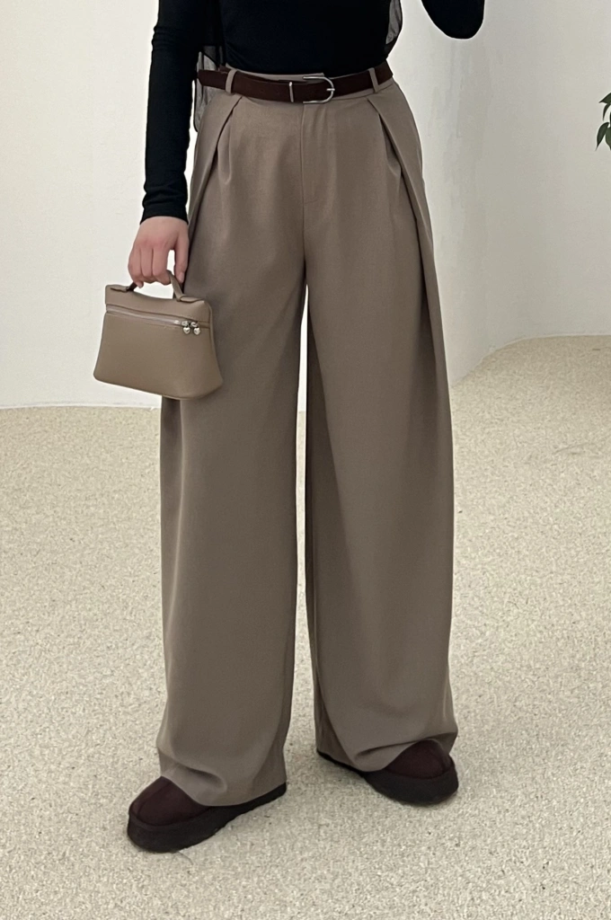 3851 KRUVAZE PANTOLON bej