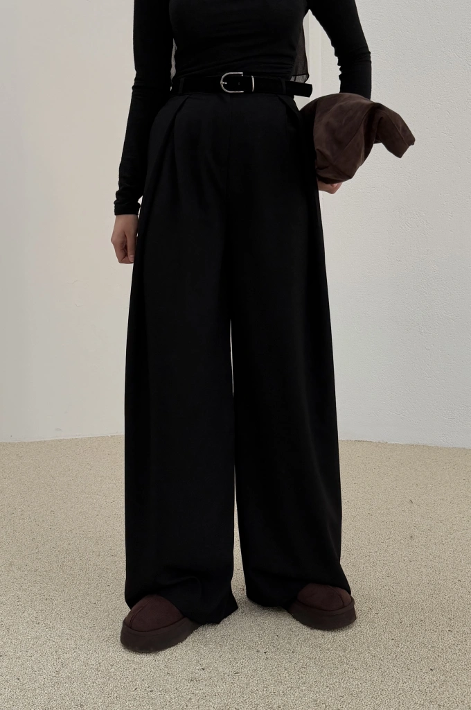 3851 KRUVAZE PANTOLON SİYAH