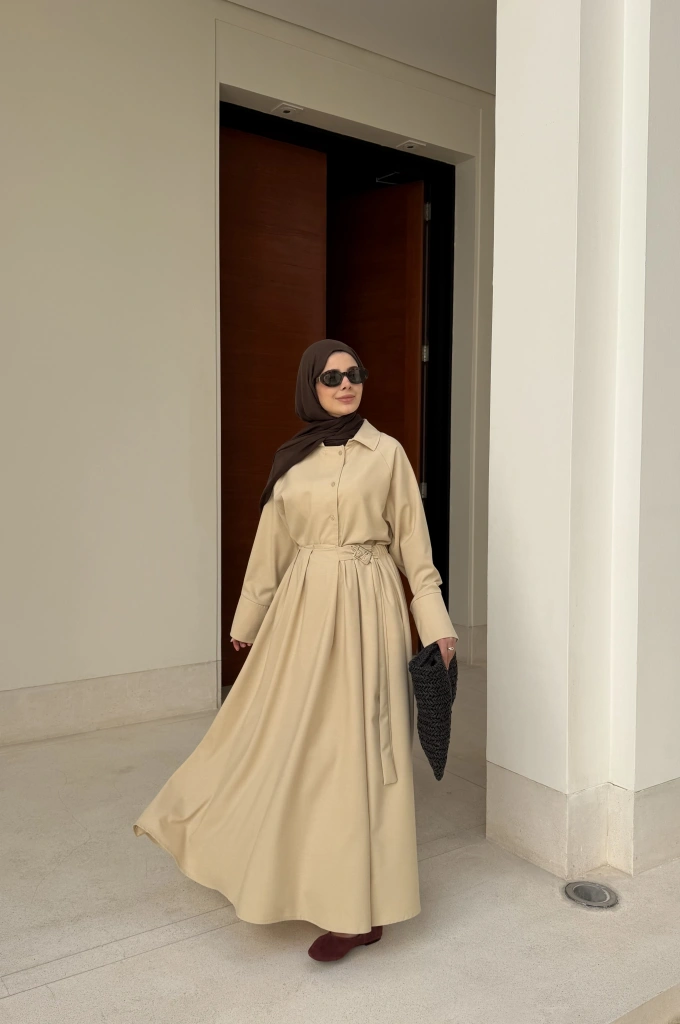 1285 KEMER DETAY ETEKLİ TAKIM vanilya