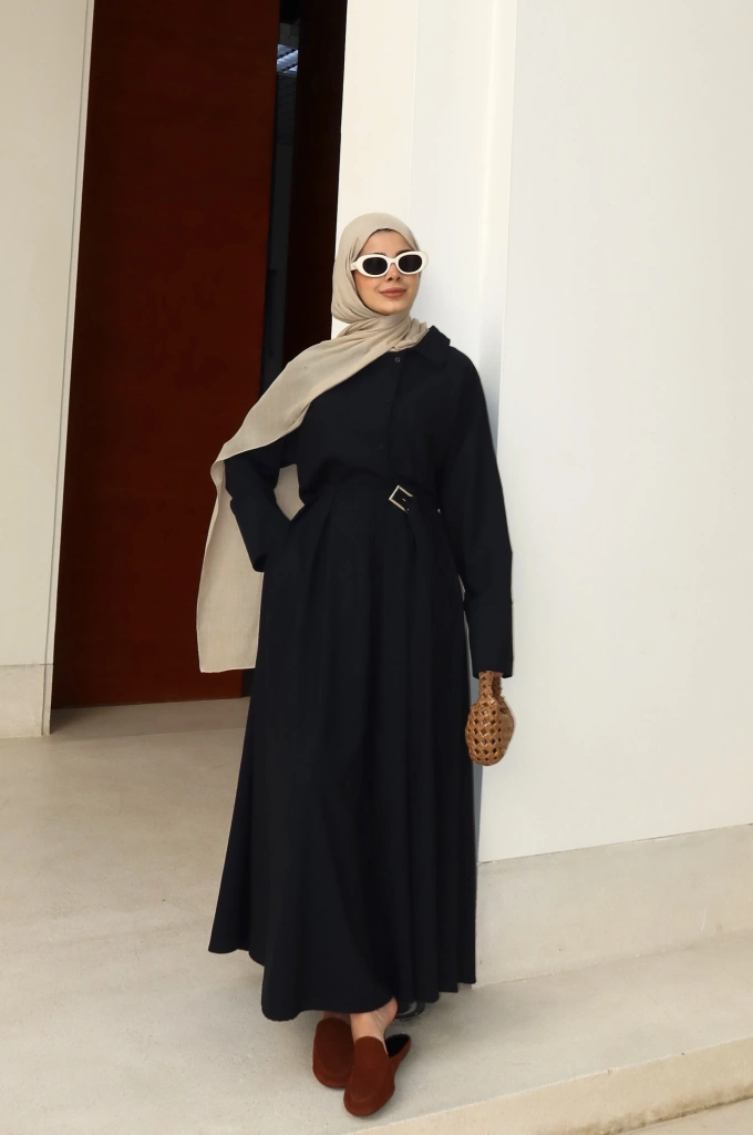 1285 KEMER DETAY ETEKLİ TAKIM LACİVERT