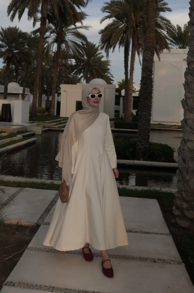 5011 COOL ELBİSE EKRU