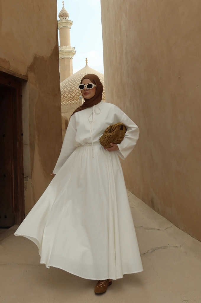 5480 BAĞLAMALI ETEKLİ TAKIM beyaz