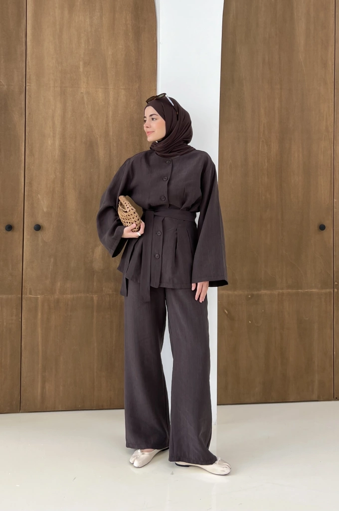 8926 PİLE DTY TAKIM kahve