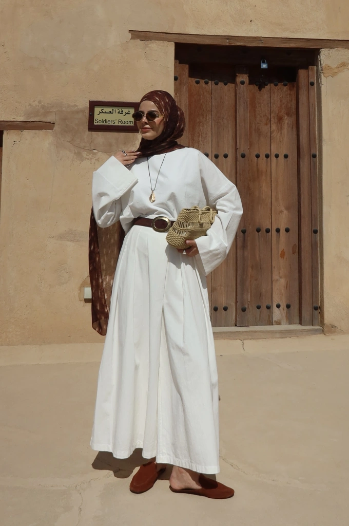 9009 KETEN CHİNO KALIP TAKIM beyaz