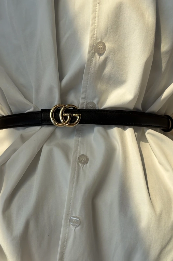 GUCCİ %100 DERİ KEMER siyah