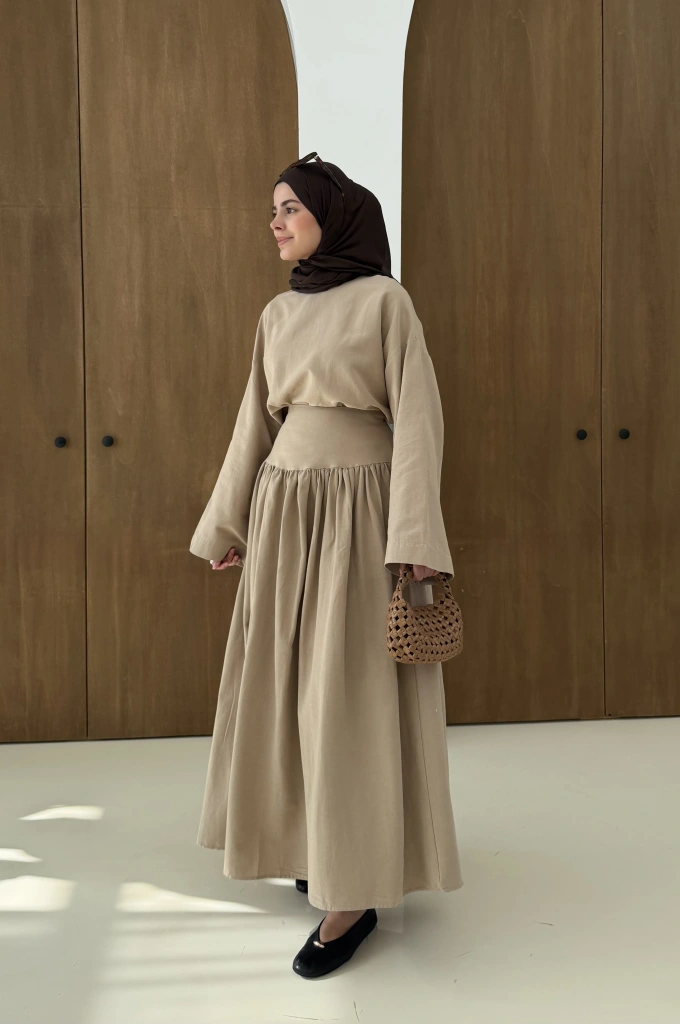 6017 YÜKSEK BEL ETEKLİ TAKIM VİZON