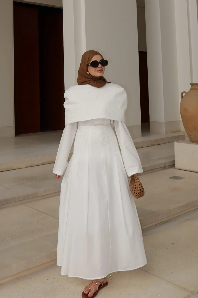 6023 GİYDİRMELİ TAKIM BEYAZ