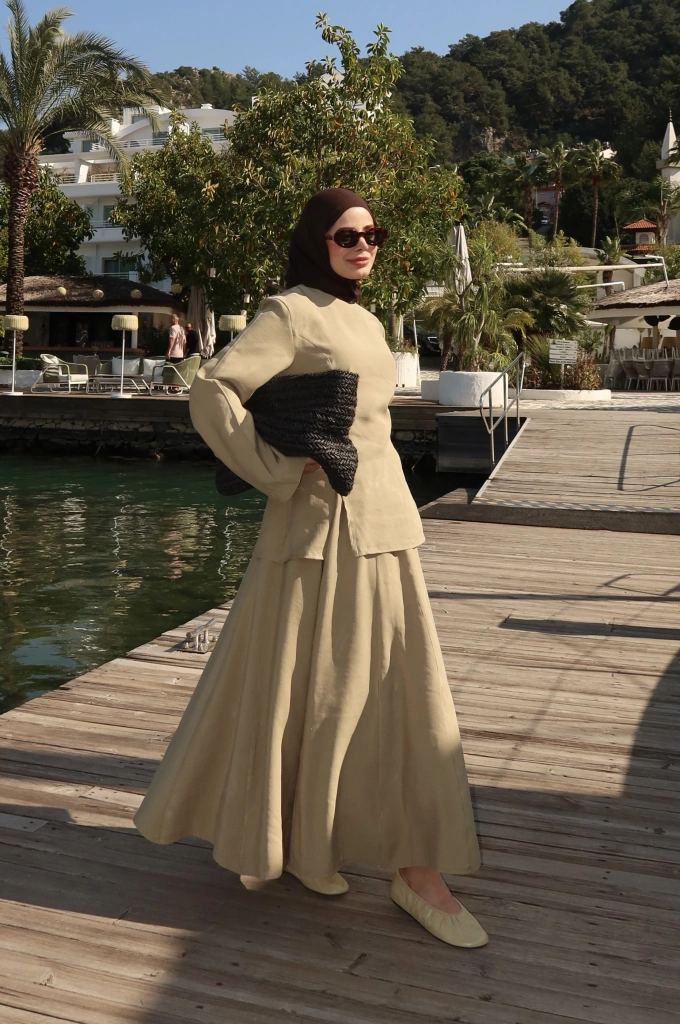 ETEKLİ YIRTMAÇLI TAKIM mint