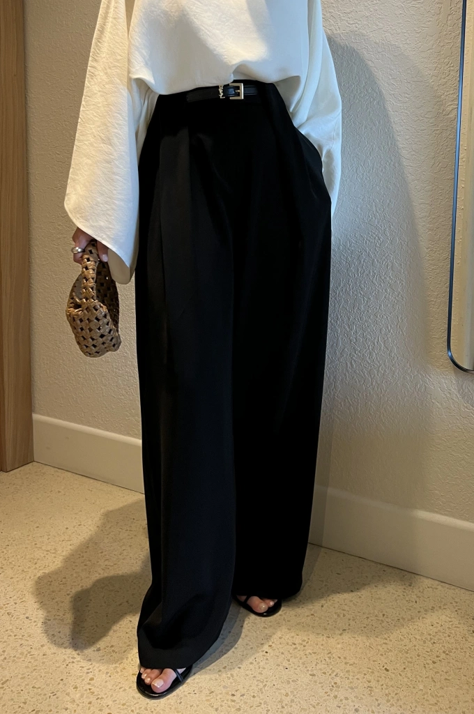 3855 KÖPRÜ DTY KEMER PANTOLON siyah