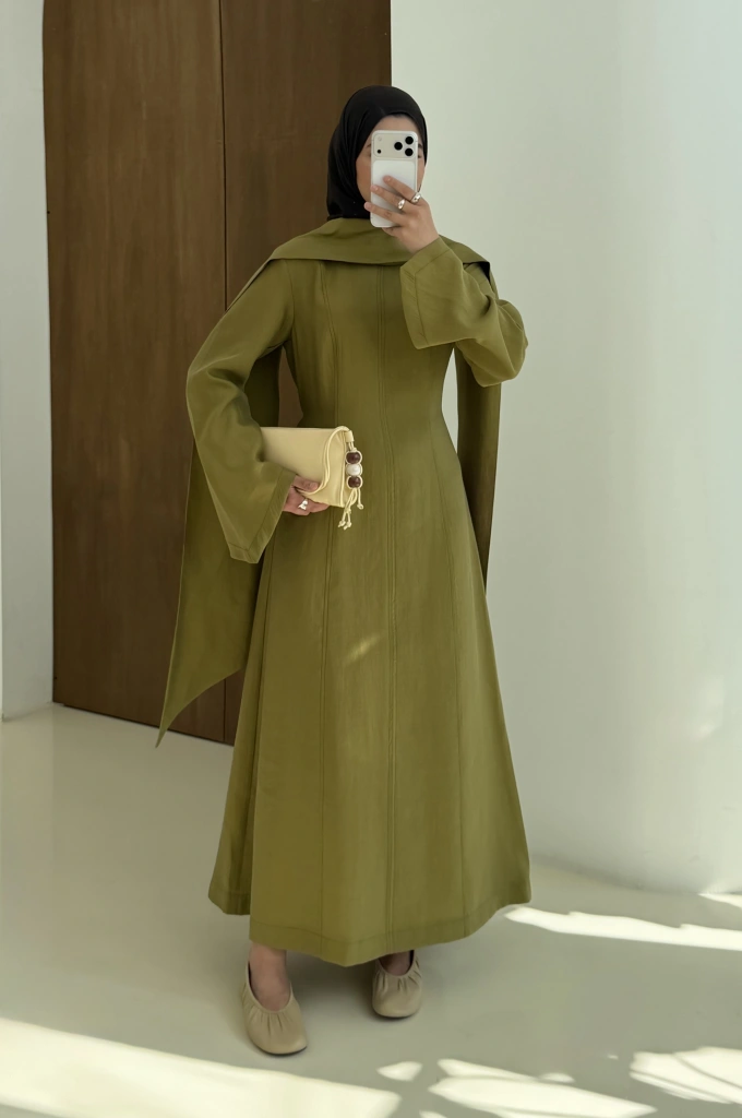 FREE ELBİSE MASSİMO yeşil