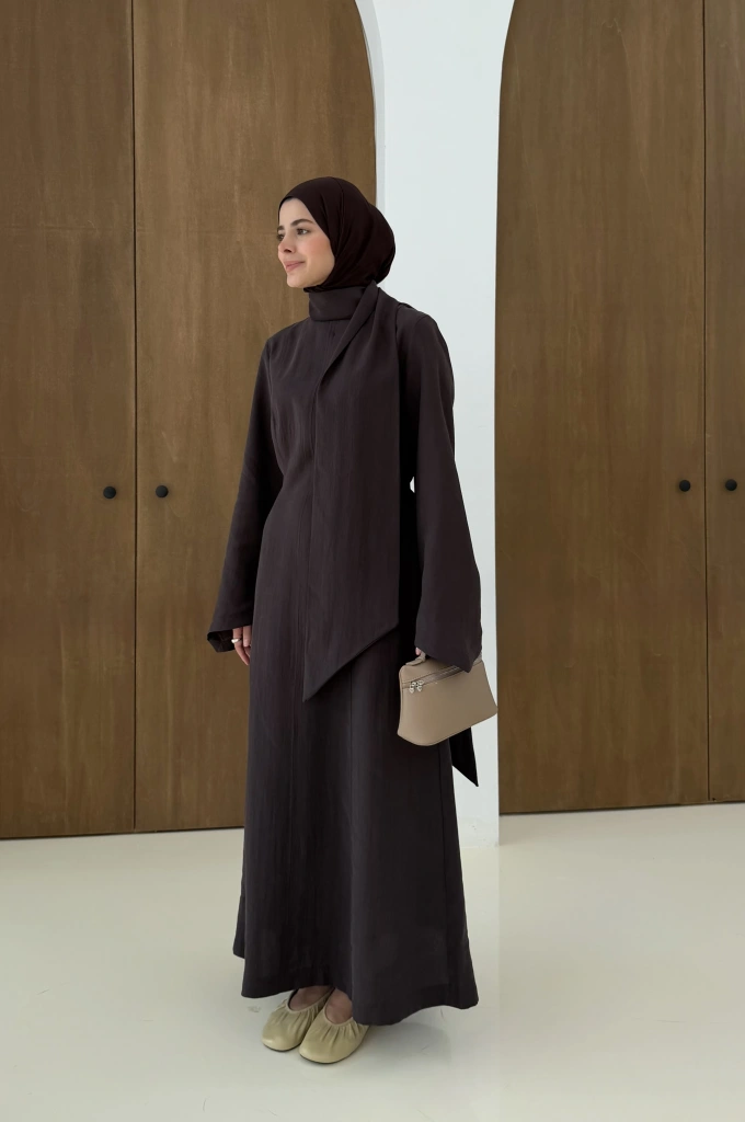 FREE ELBİSE MASSİMO kahve