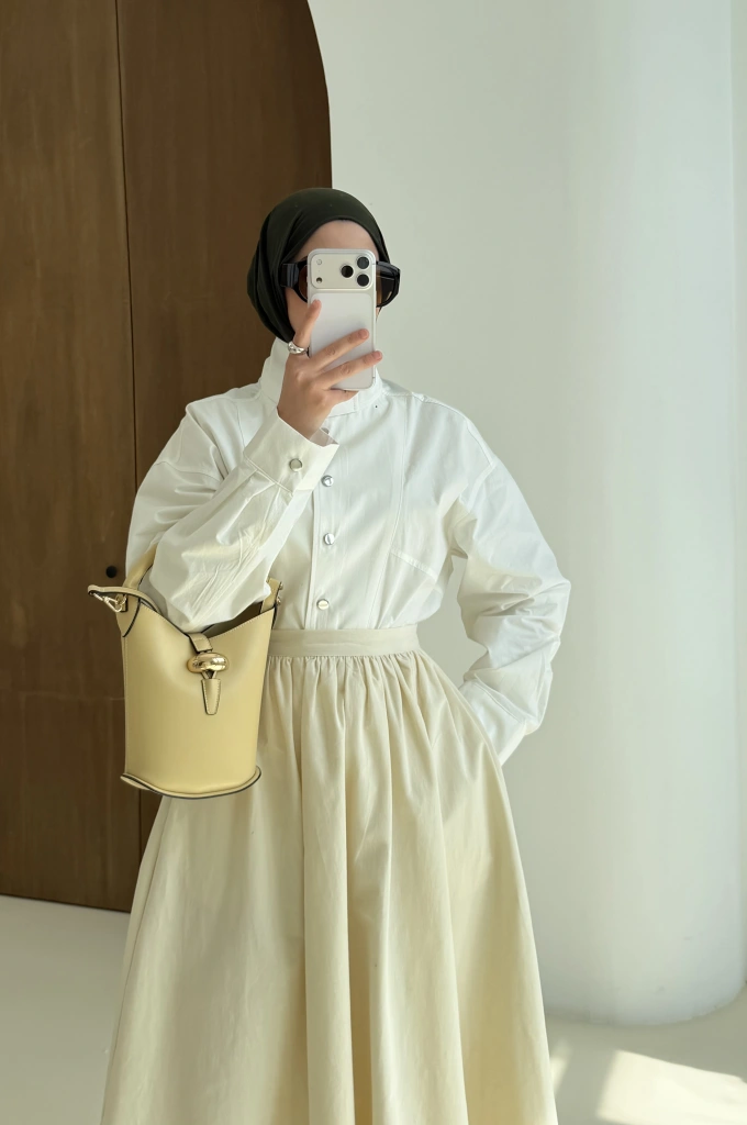 102283 CITCITLI GÖMLEK BEYAZ