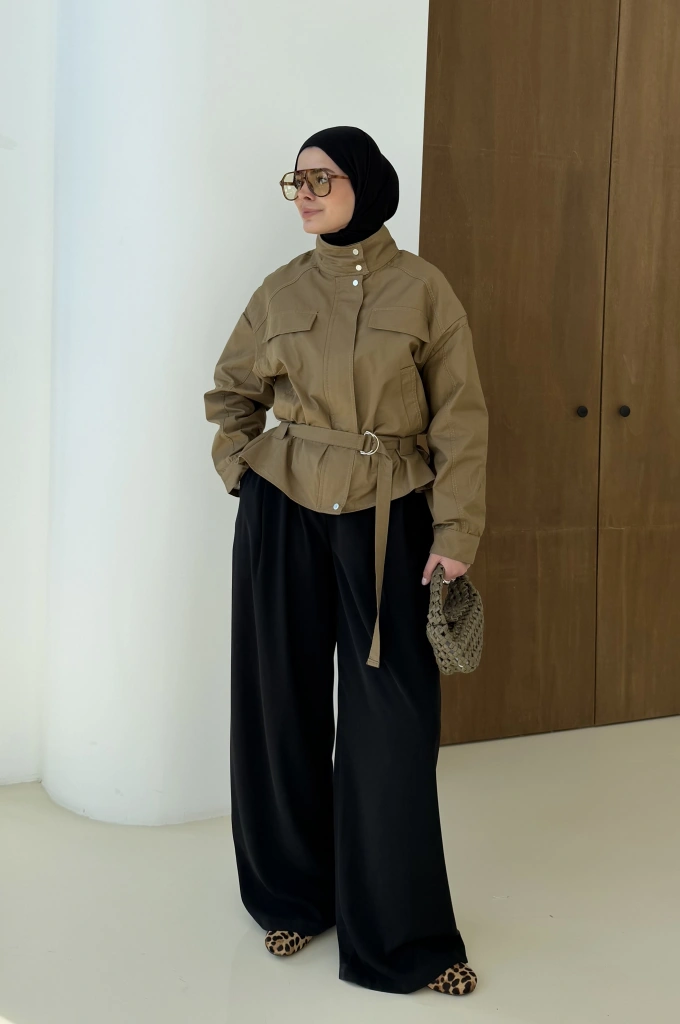 PREMİUM KEMERLİ ZR CEKET TRENÇ