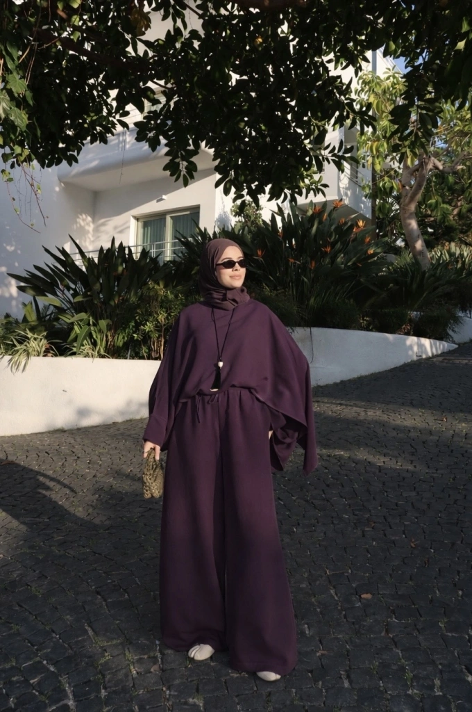 9076 MASSİMO PELERİN TAKIM mürdüm